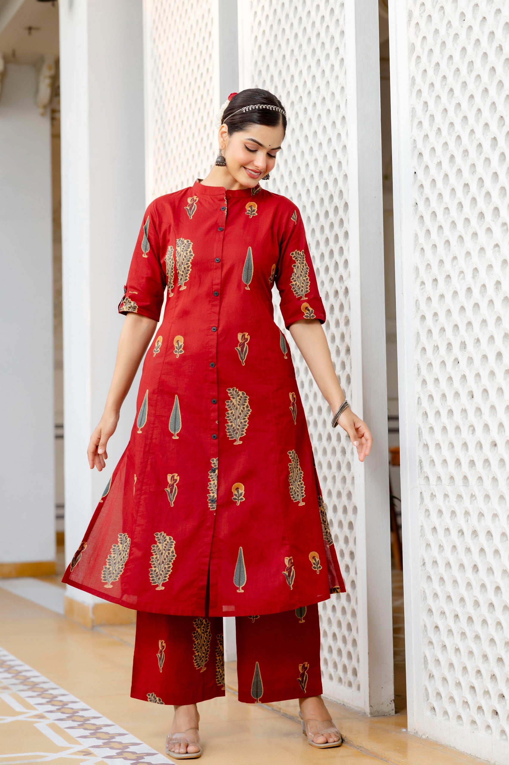 Naaz Cotton A-line Coord Set