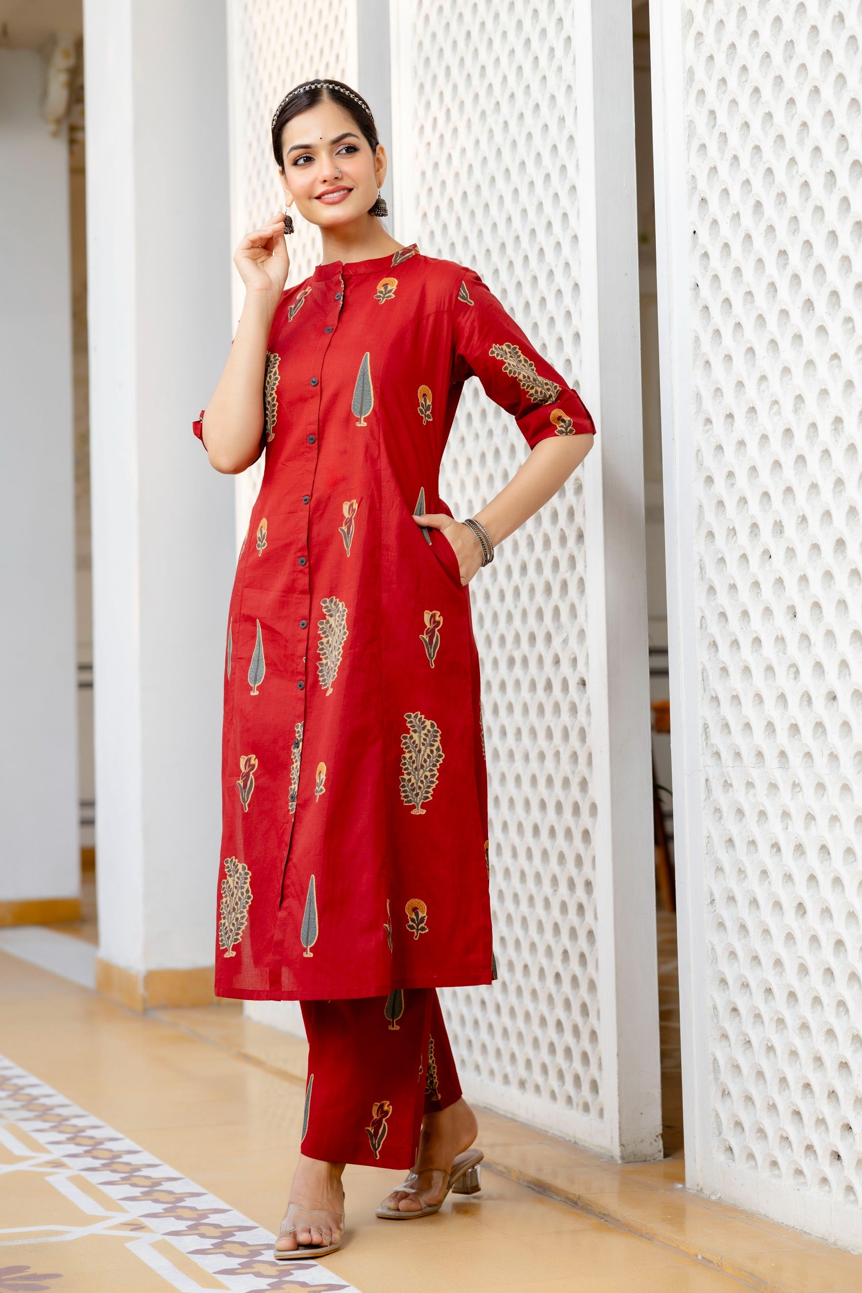 Naaz Cotton A-line Coord Set