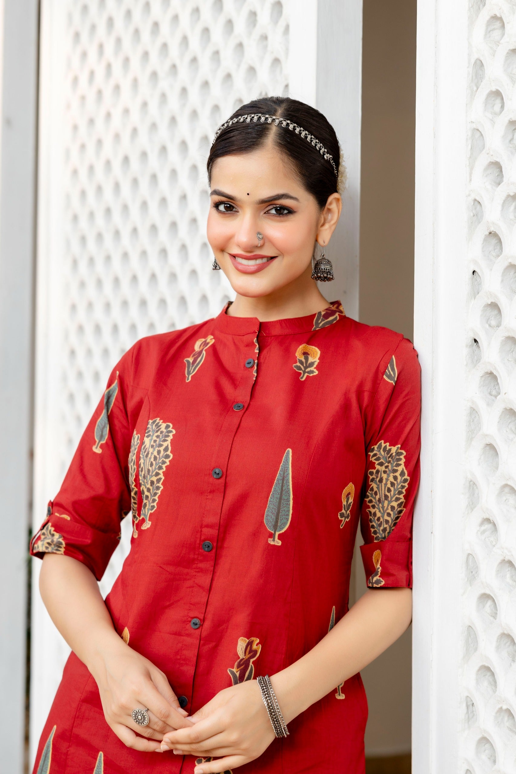 Naaz Cotton A-line Coord Set