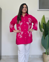 Juliet Cotton Embroidered Loose-Fit Coord Set - The Jaipur Studio
