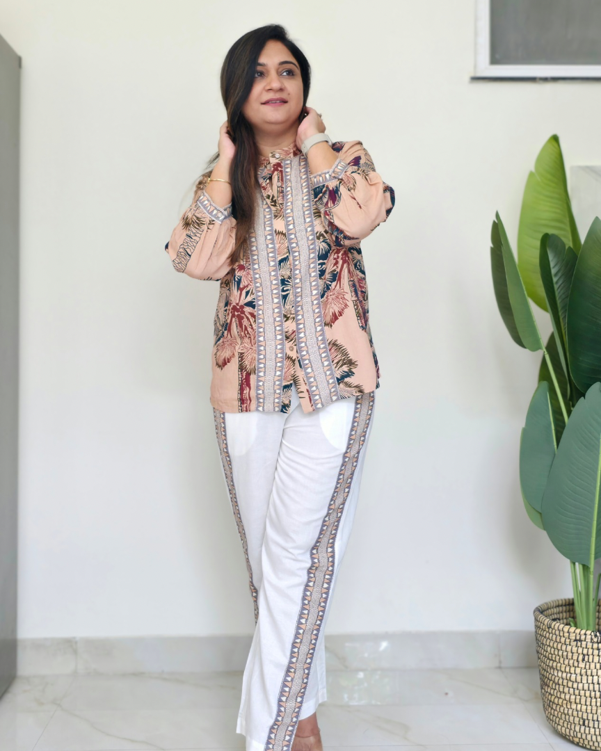 Nyasa Trendy Cotton Printed Coord Set - The Jaipur Studio