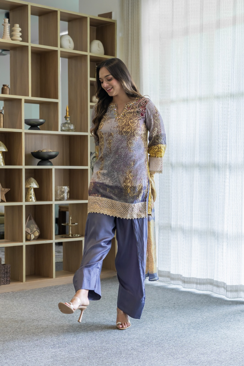 Nagma Premium Crepe HandDetailed Farshi Salwar Set - The Jaipur Studio