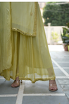 Sona Premium crape HandDetailed Sharara Set - The Jaipur Studio