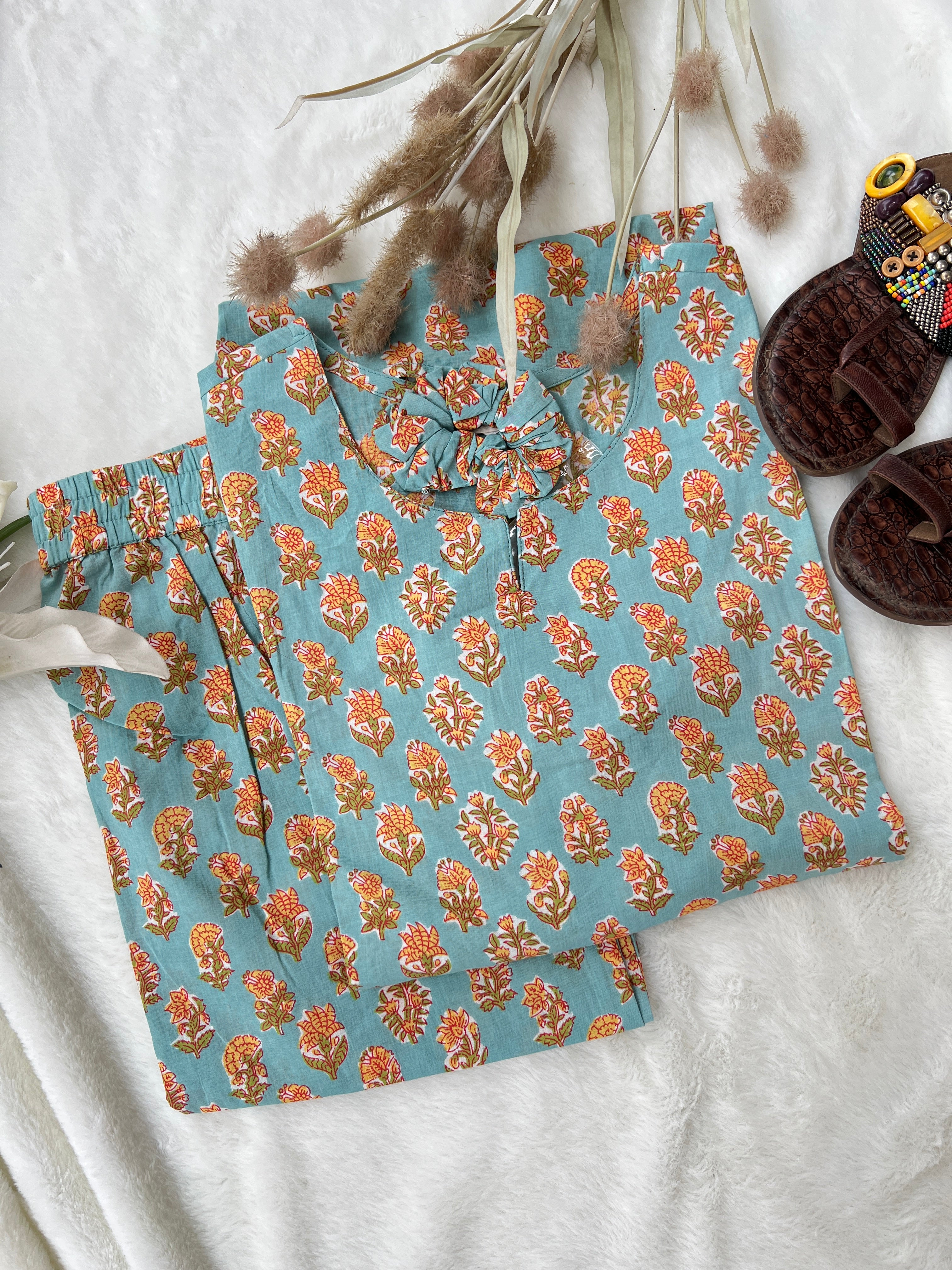 Heerat Cotton Coord Set - The Jaipur Studio