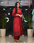 Shubha Muslin A-line plazo Coord