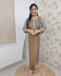 Kanya Handloom Embroidered Pant Set