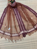 Beautiful Tissue Dupatta With Gotta Work