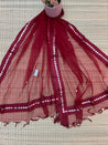 Beautiful Tissue Dupatta With Mirror Work - The Jaipur Studio