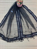 Beautiful Tissue Dupatta With Mirror Work