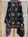 Cotton Multicolored Katch Work Dupatta - The Jaipur Studio