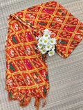 Patola Print Kota Doria Dupatta
