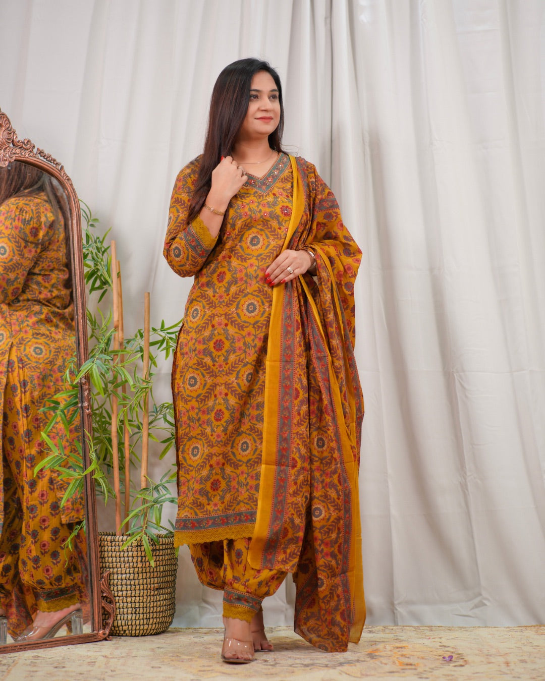 Sumaira Cotton Casual embroidered Afgani Set