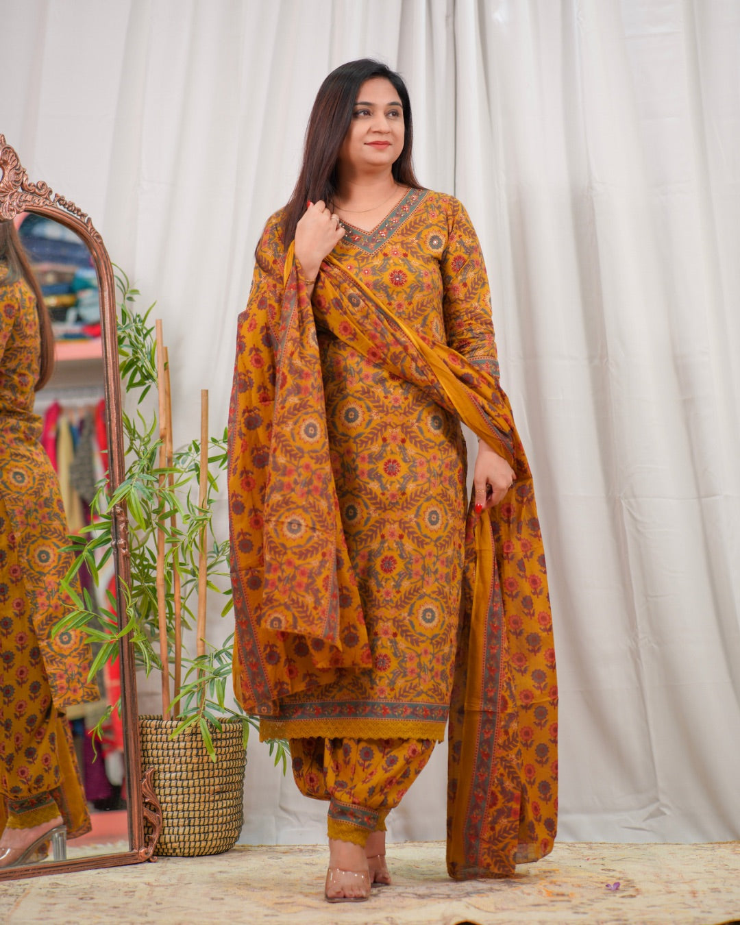 Sumaira Cotton Casual embroidered Afgani Set