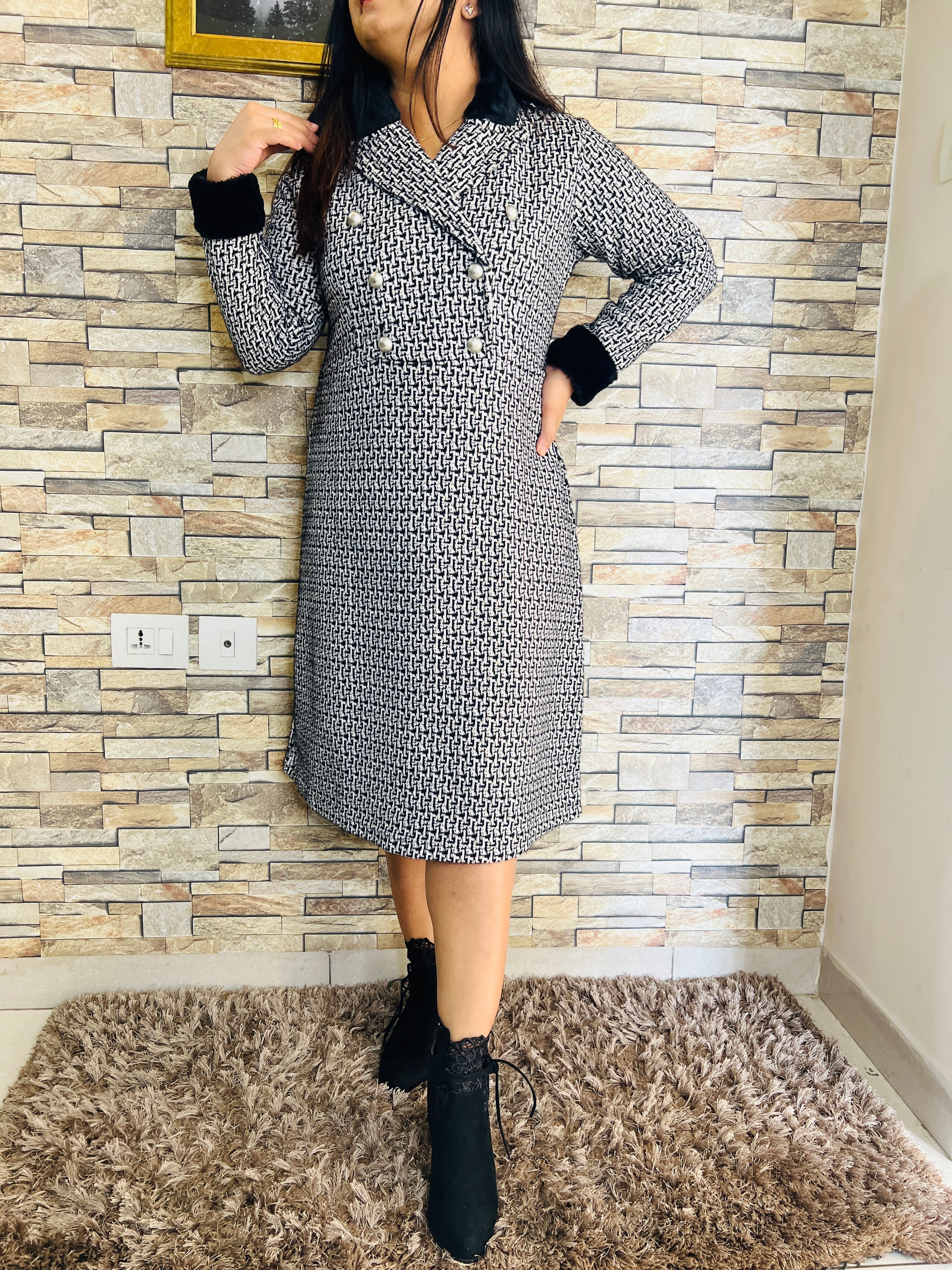 Winter wear One piece Dress