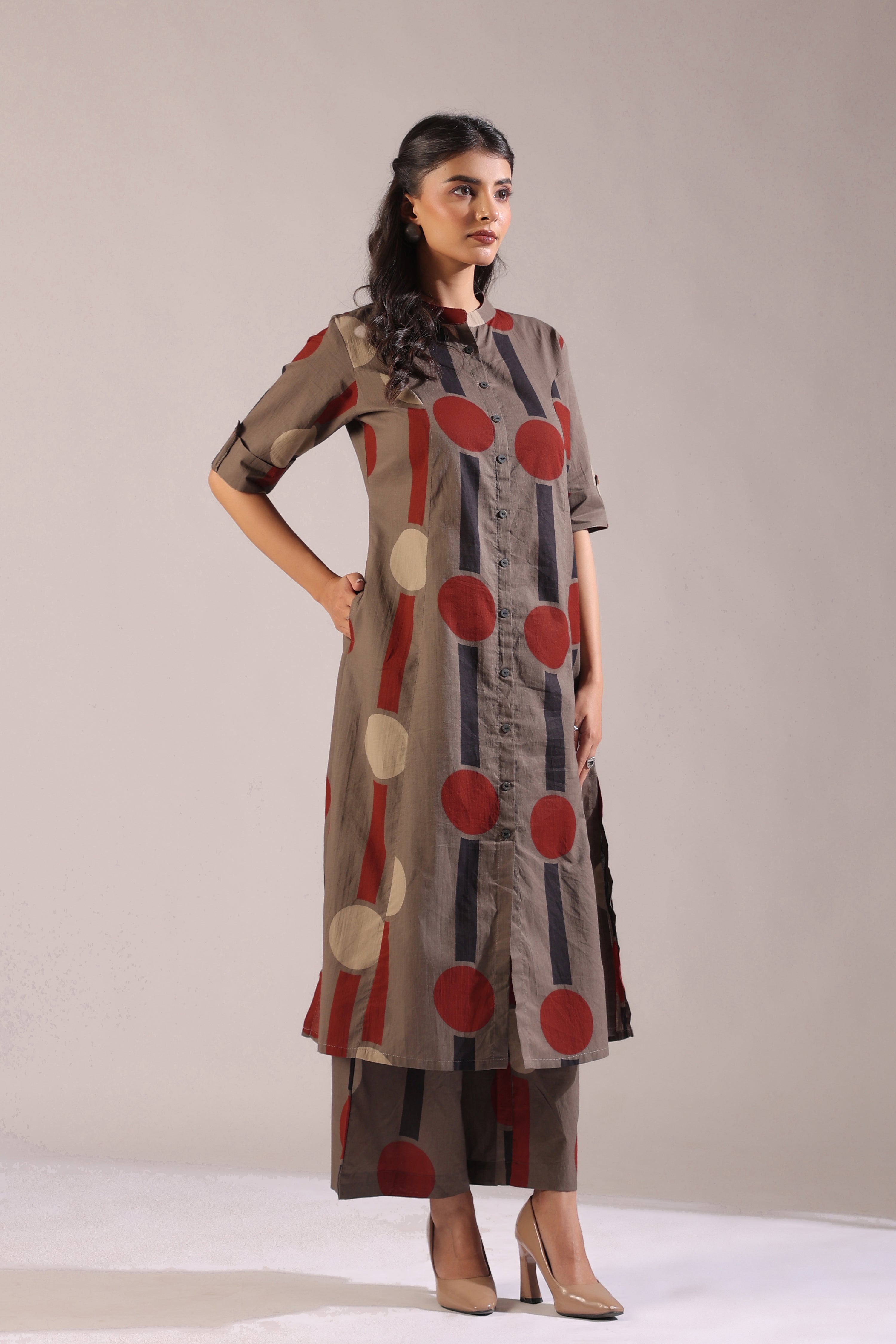 Gauri Cotton Cotton A-line Coord Set