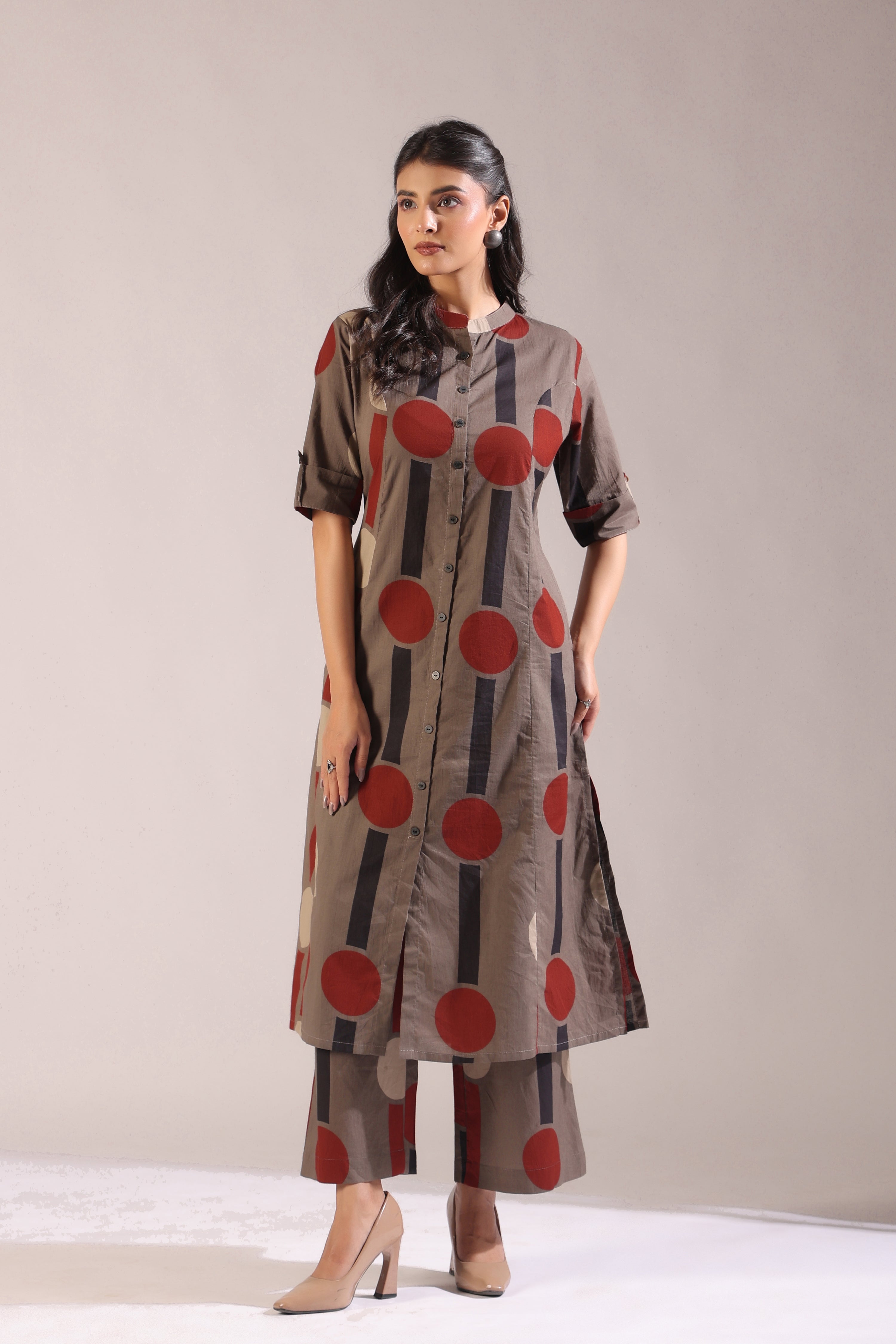 Gauri Cotton Cotton A-line Coord Set