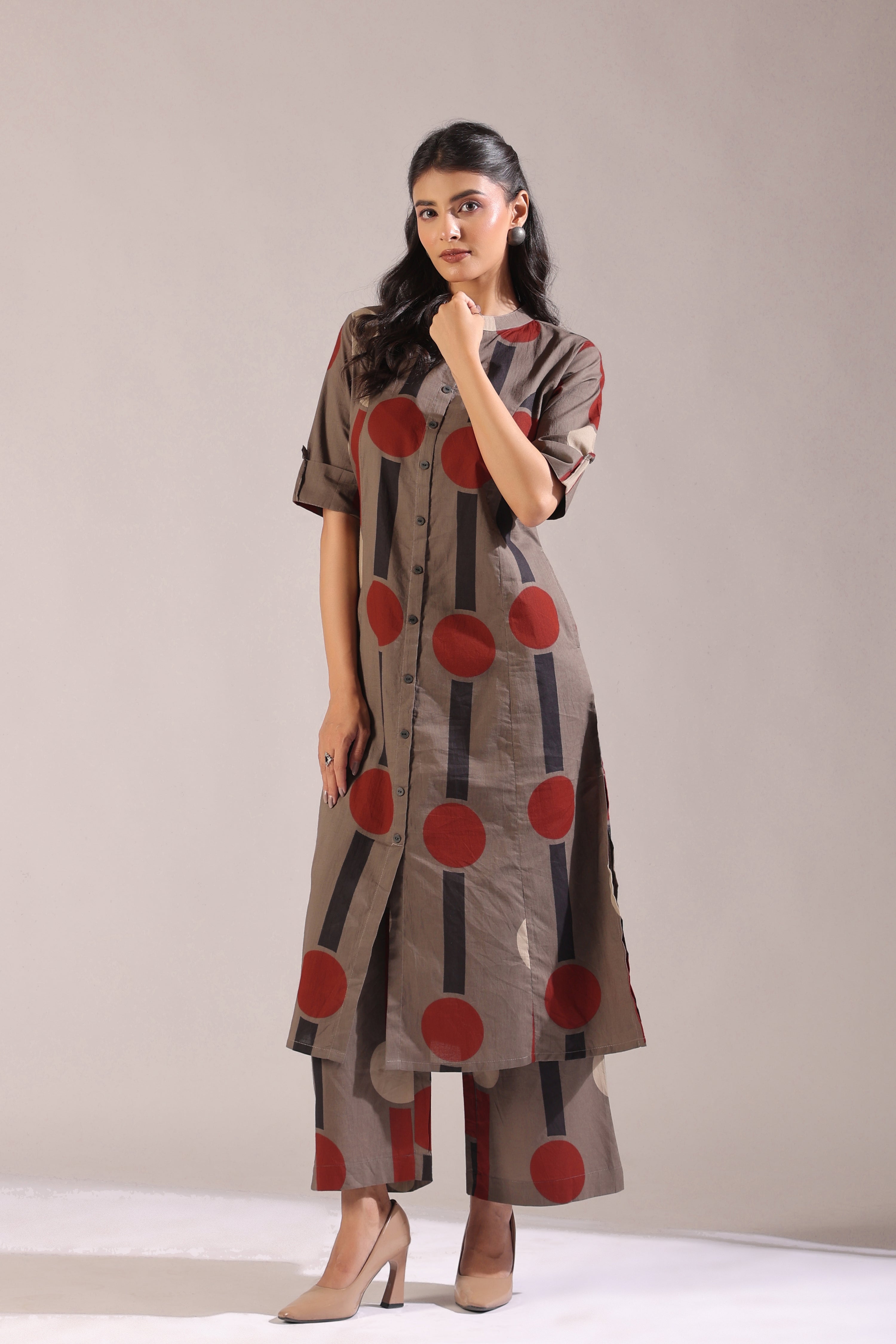 Gauri Cotton Cotton A-line Coord Set