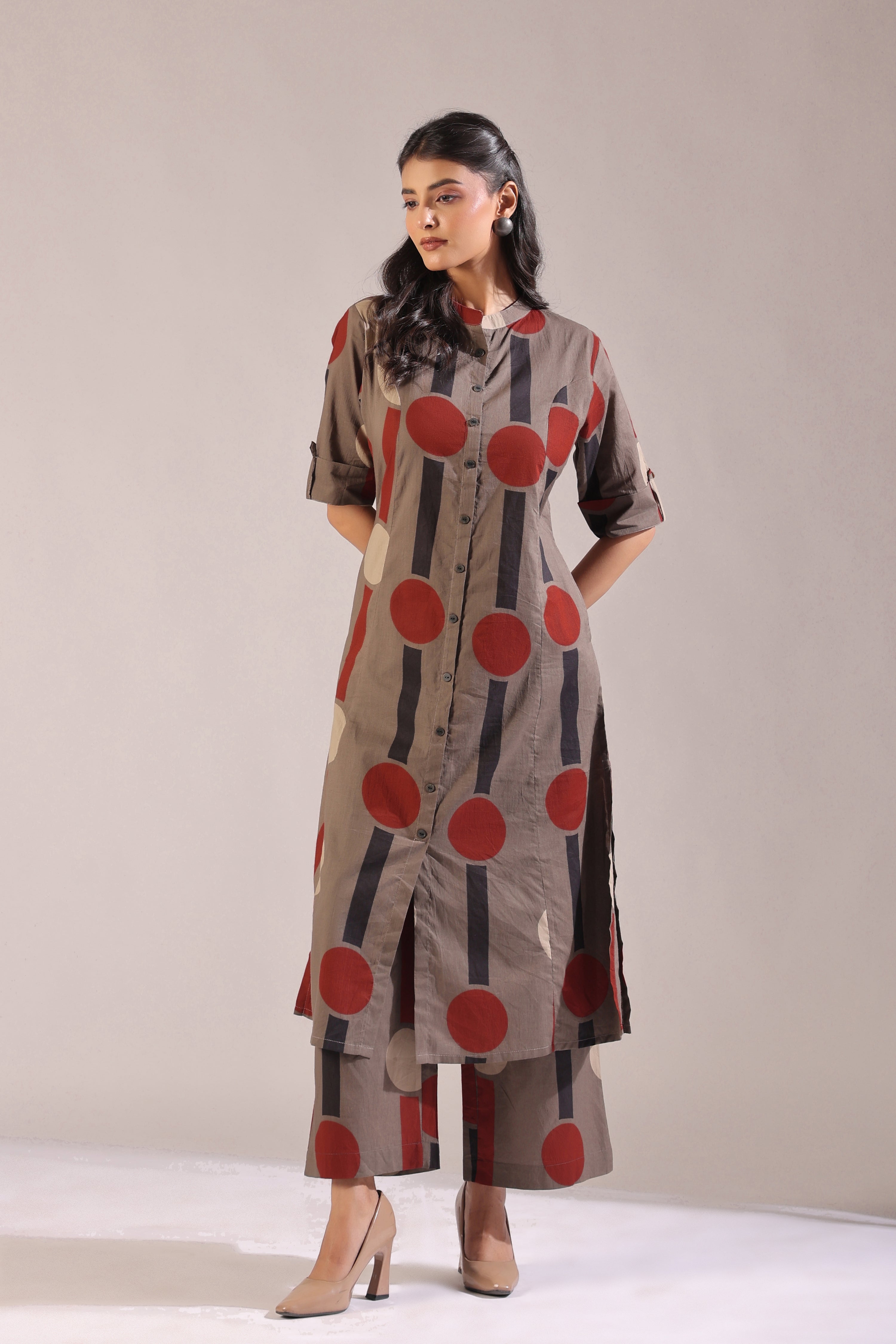 Gauri Cotton Cotton A-line Coord Set