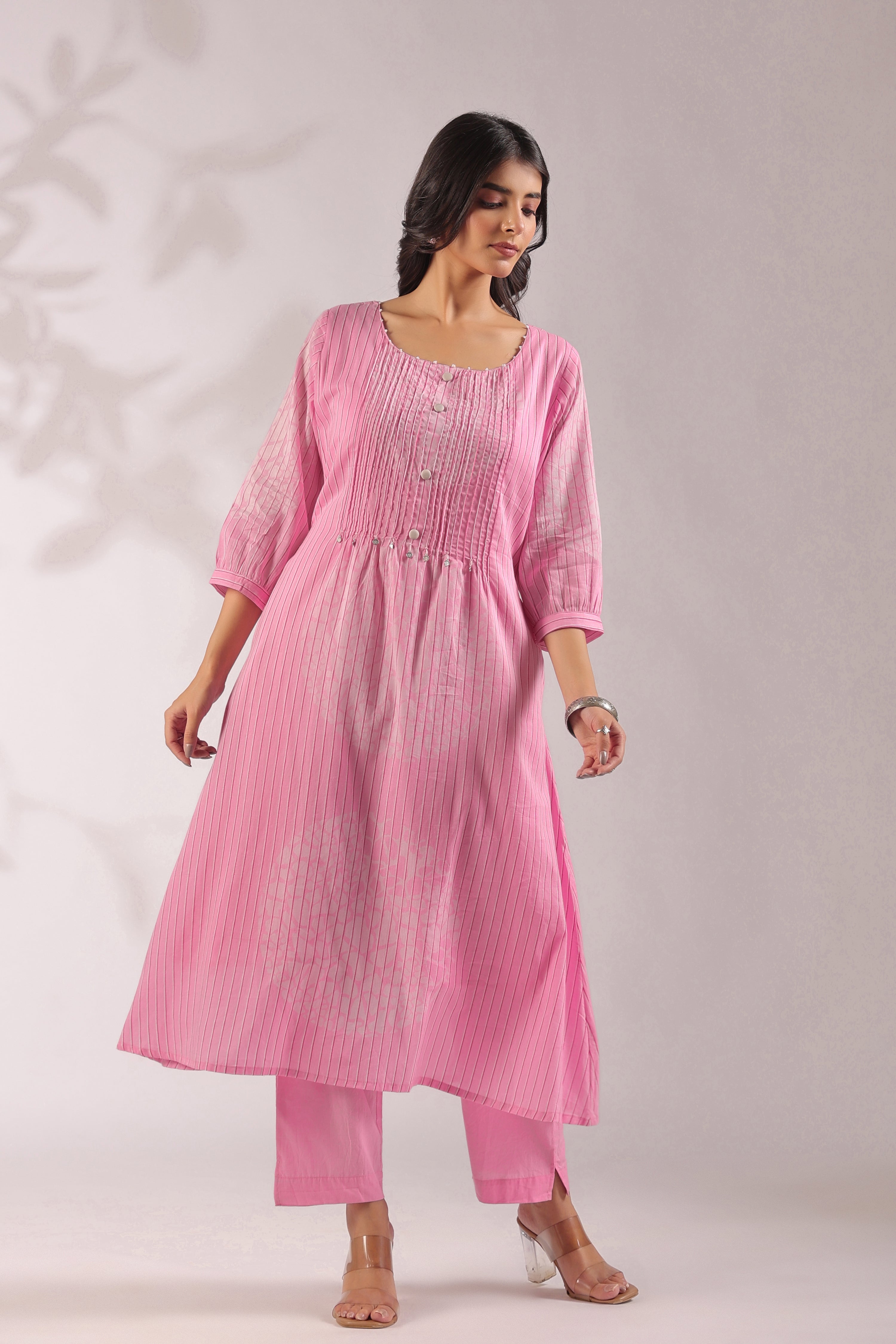 Sudipta Mul Cotton A-line Pant Set