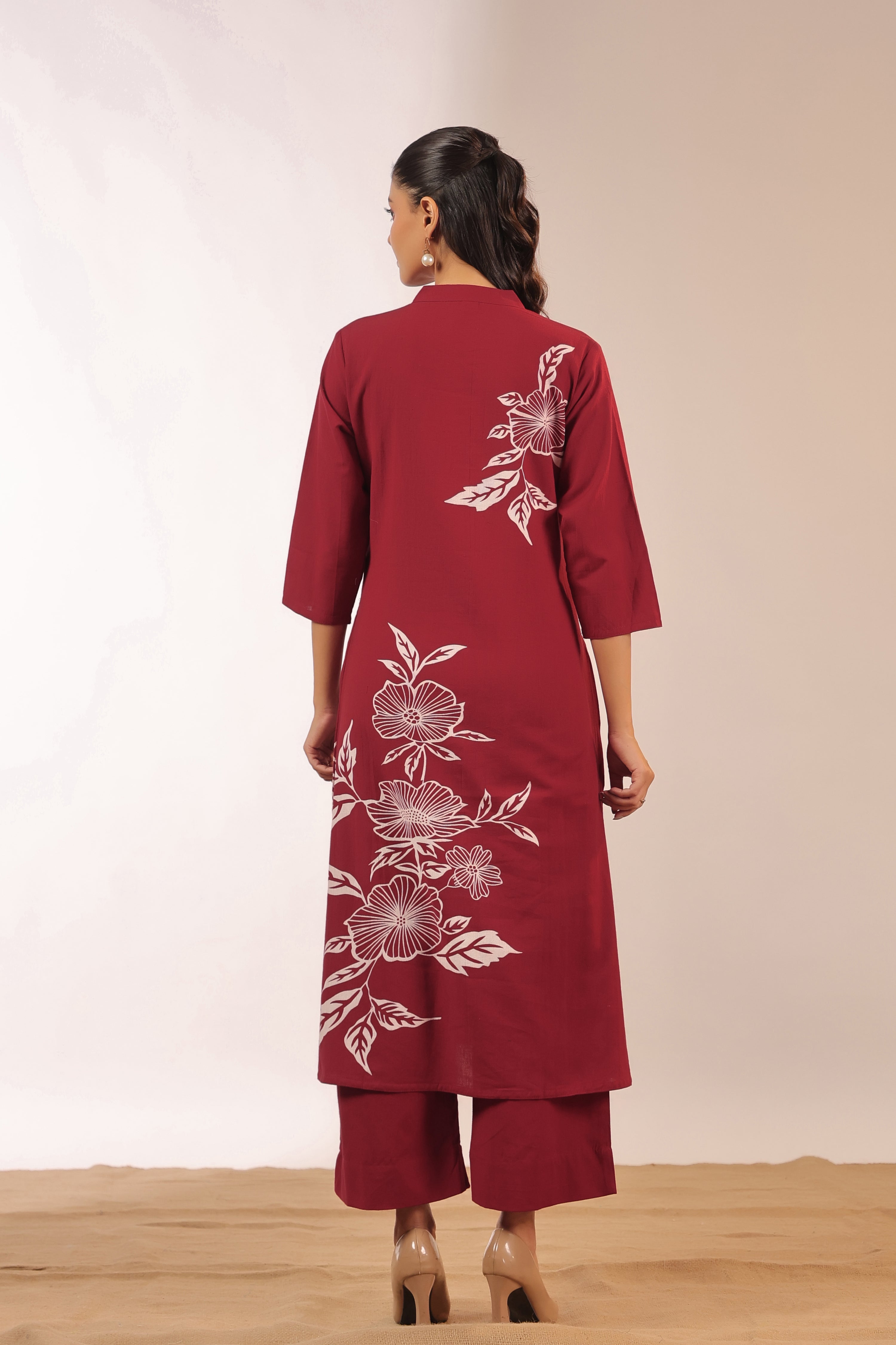 Mehreen Cotton A-line Plazo Set
