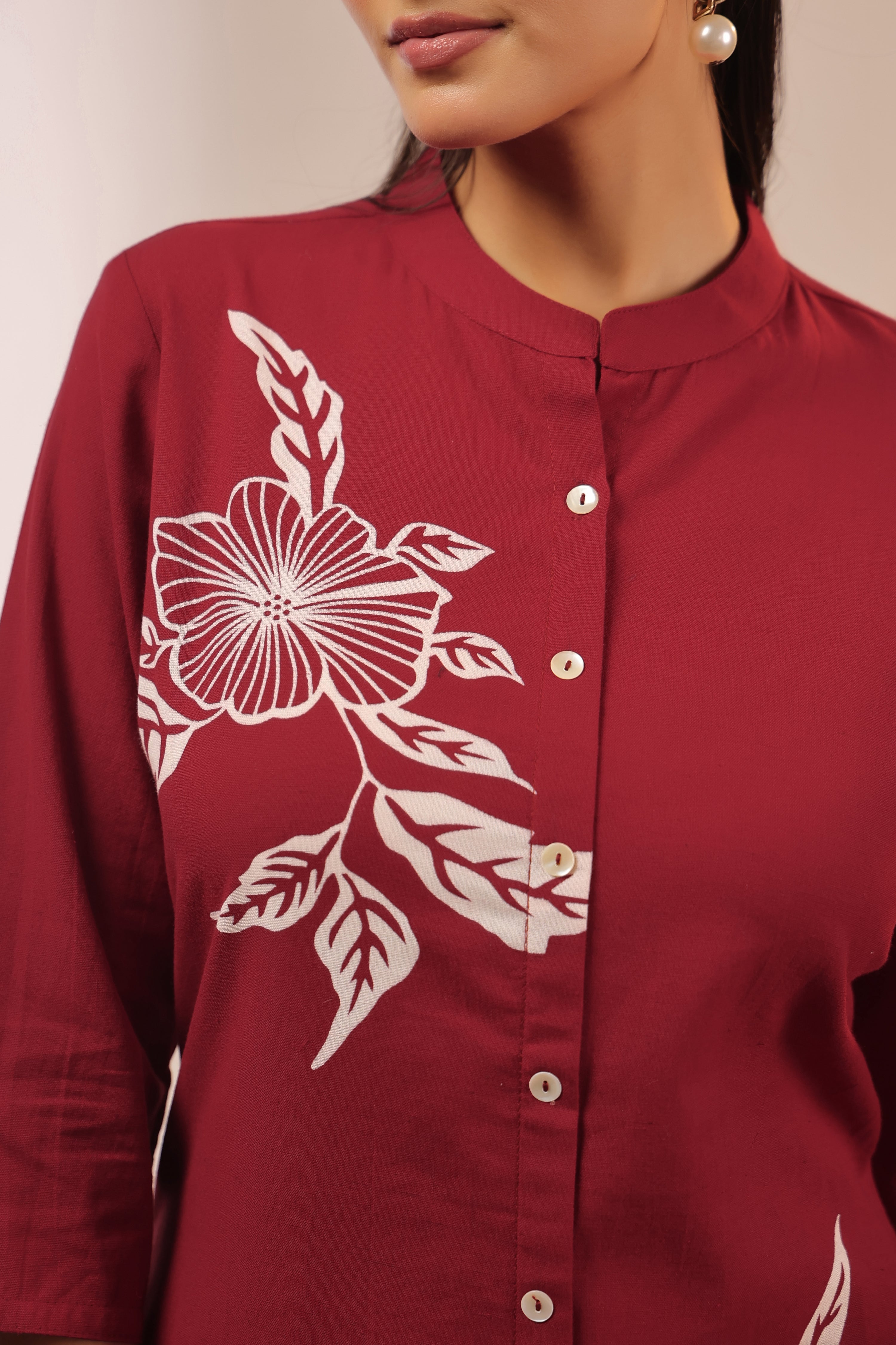 Mehreen Cotton A-line Plazo Set