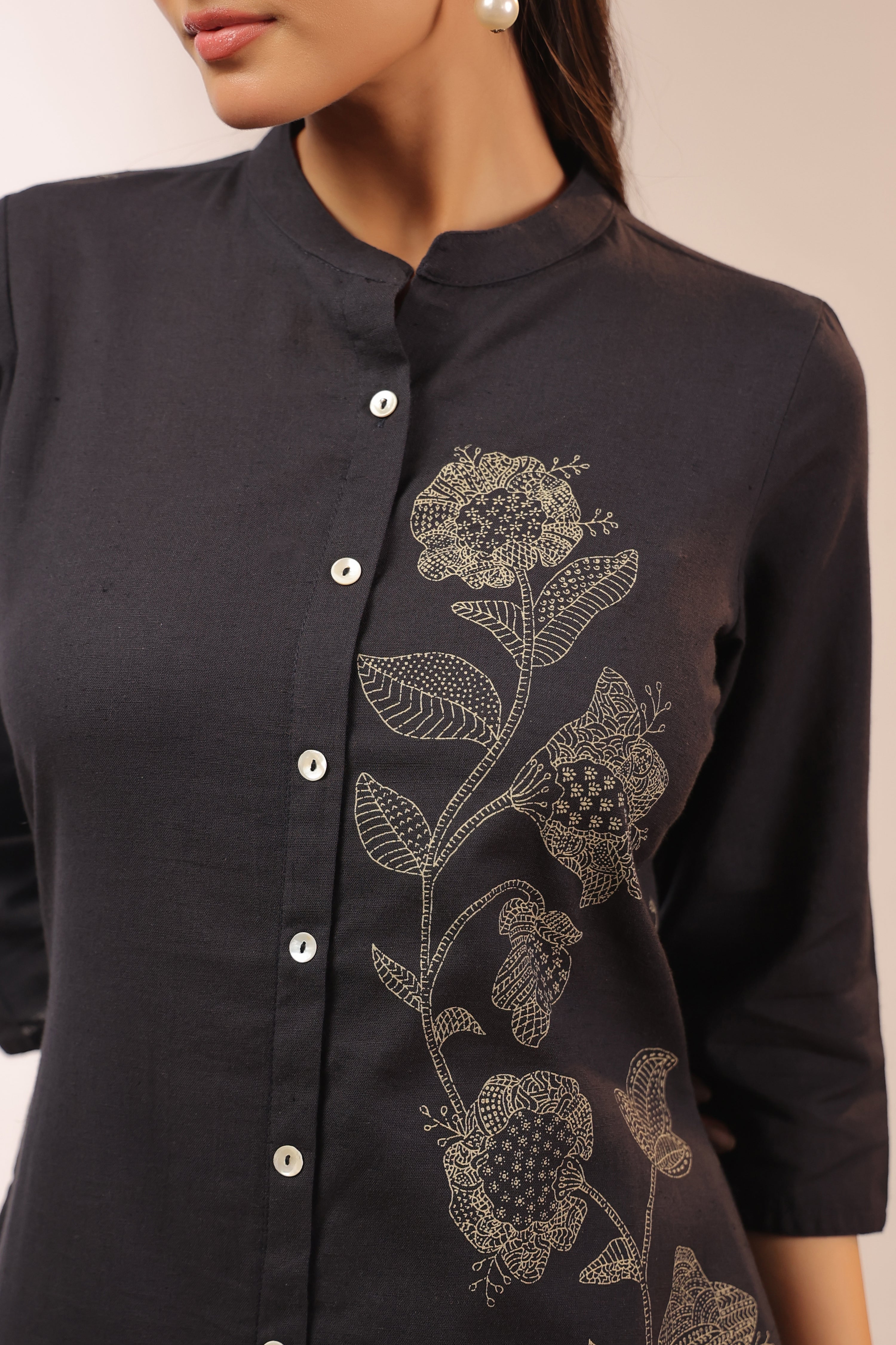 Dvija Cotton A-line Plazo Set