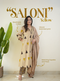 Saloni Kalamkari Cotton A-line Dupatta Set