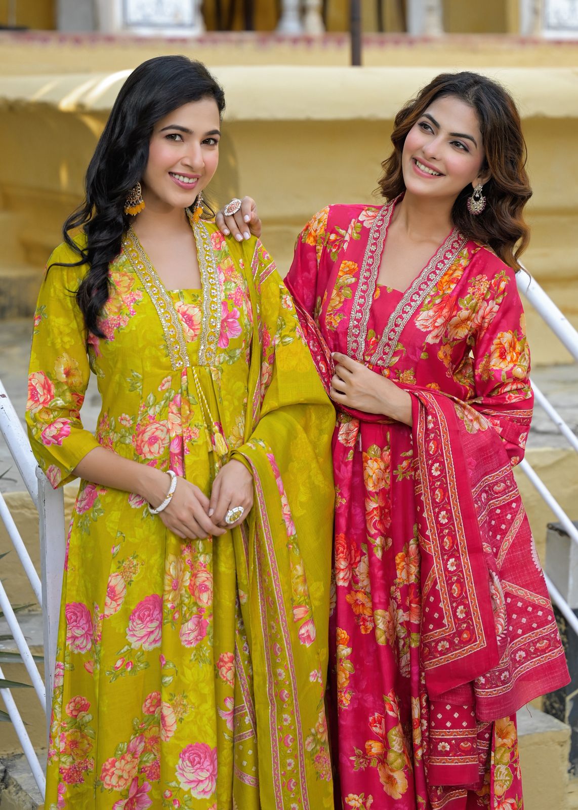 Nehal Vetican Silk A-line Divider Set