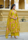 Nehal Vetican Silk A-line Dupatta Set