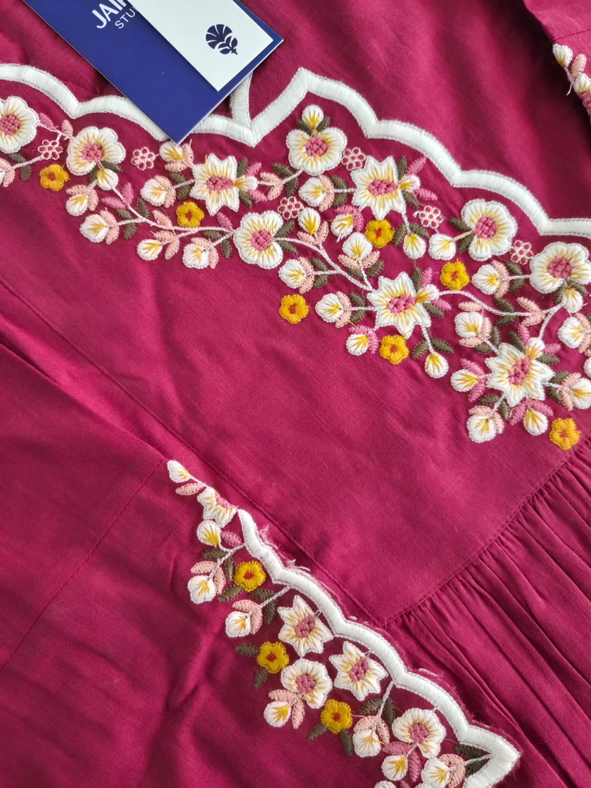 Cotton Embroidered Casual Coord Set