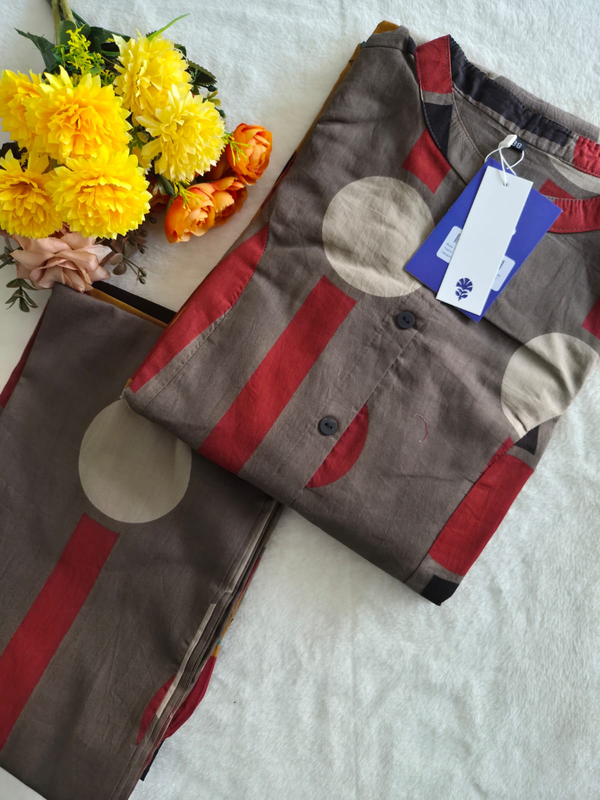 Gauri Cotton Cotton A-line Coord Set