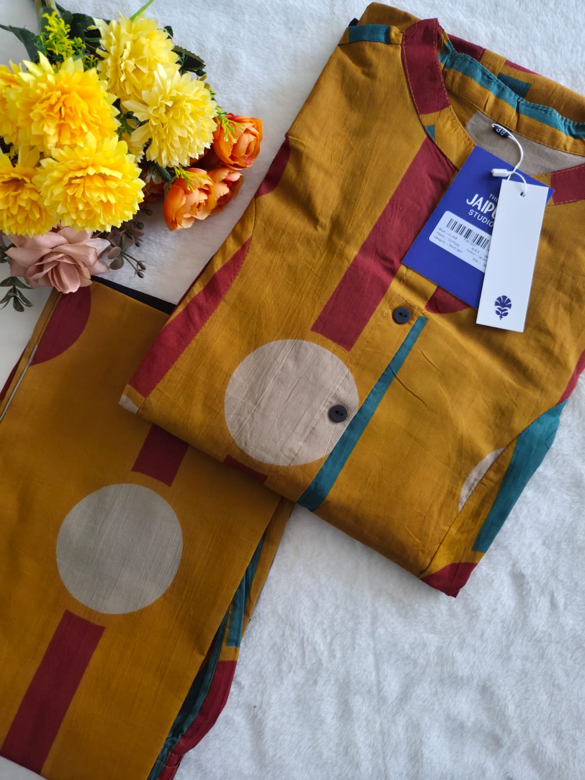 Gauri Cotton Cotton A-line Coord Set