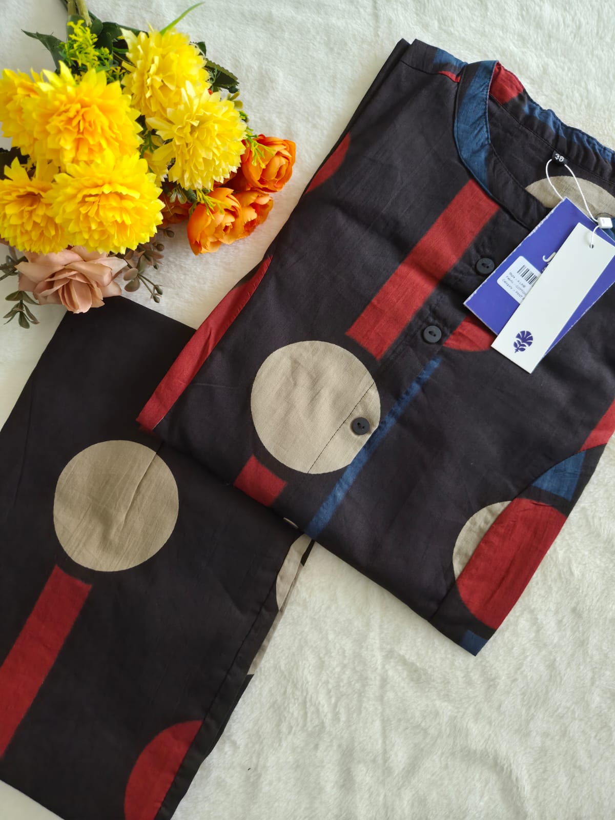 Gauri Cotton Cotton A-line Coord Set