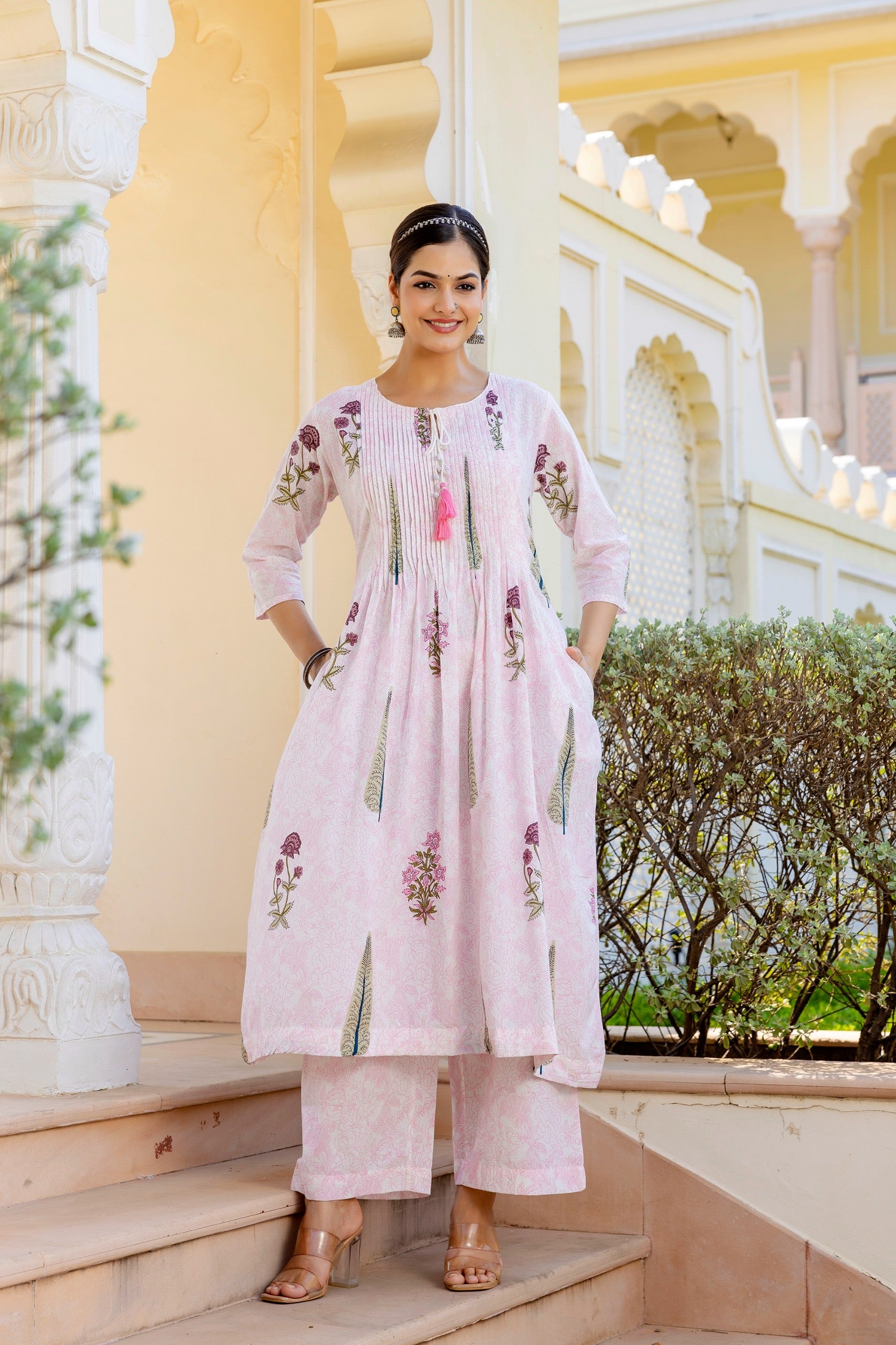Sumira Handblock Premium Cotton Pant Set