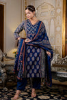 Noor Cotton Embroidered Pant Set - The Jaipur Studio