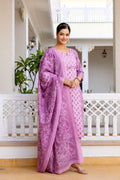 Jaipuri Cotton Embroidered Women's Pant Set