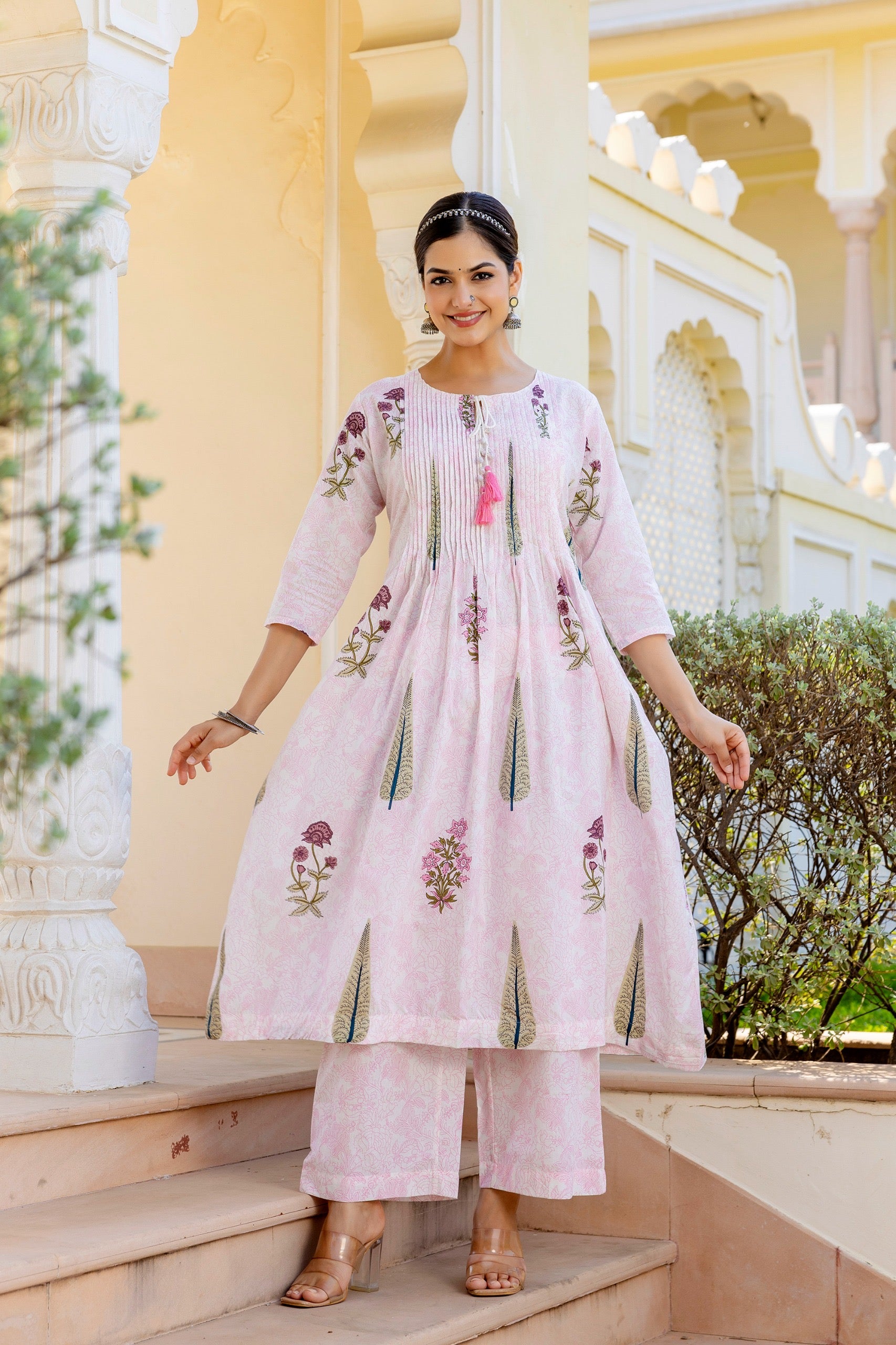 Sumira Handblock Premium Cotton Pant Set