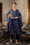 Noor Cotton Embroidered Pant Set - The Jaipur Studio
