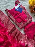 Shloka Silk Hand Embroidered Pant Set