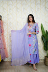 Naaz Muslin Double Layer Dupatta Set - The Jaipur Studio