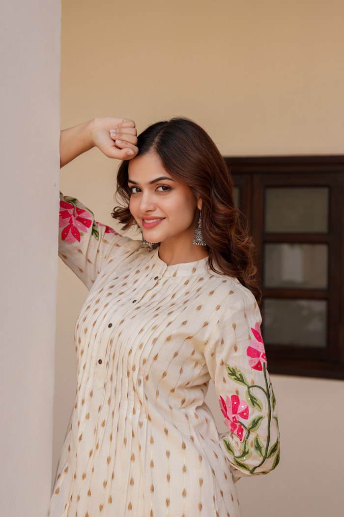 Falak MulCotton A-line Pant Set