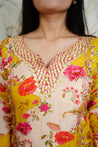 Tahira Muslin Double Layer Dupatta Set - The Jaipur Studio