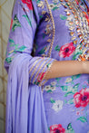 Naaz Muslin Double Layer Dupatta Set - The Jaipur Studio