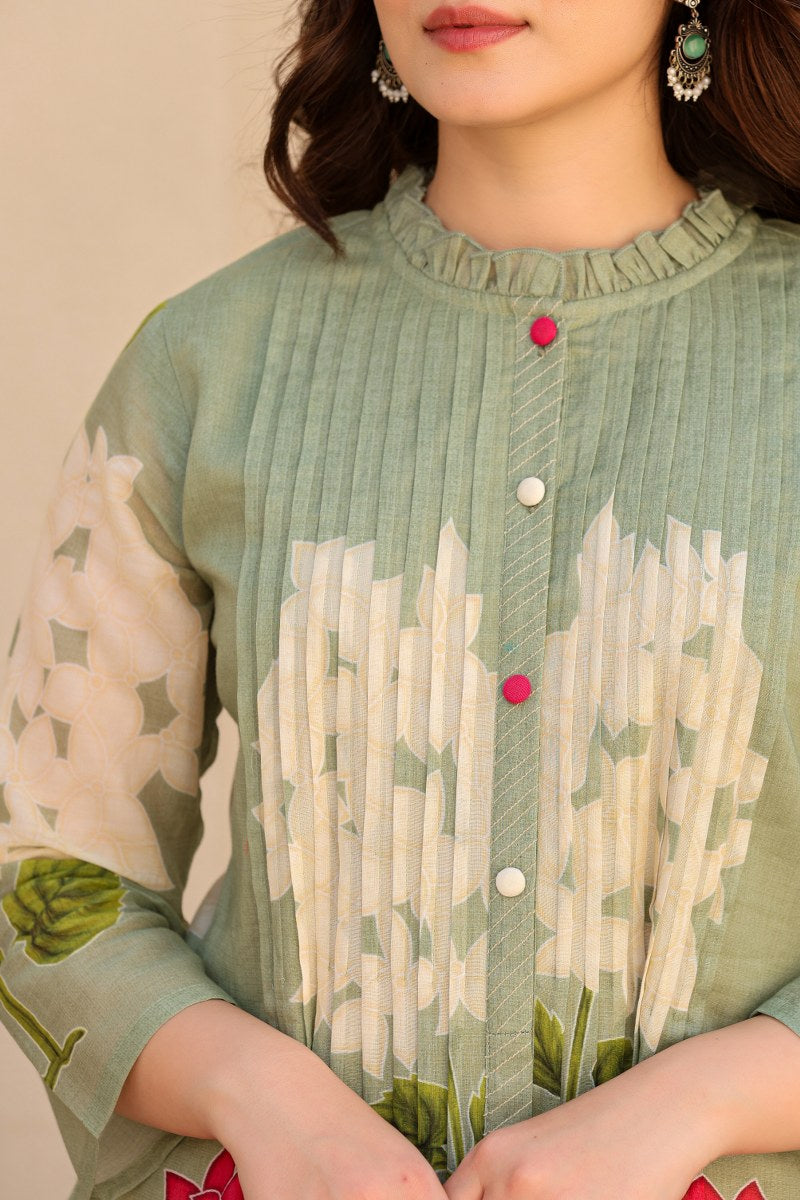Aaira Mul Cotton A-line Pant Set