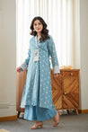 Alavya Cotton Angrakha Hand Detailed Cotton Pant Set - The Jaipur Studio