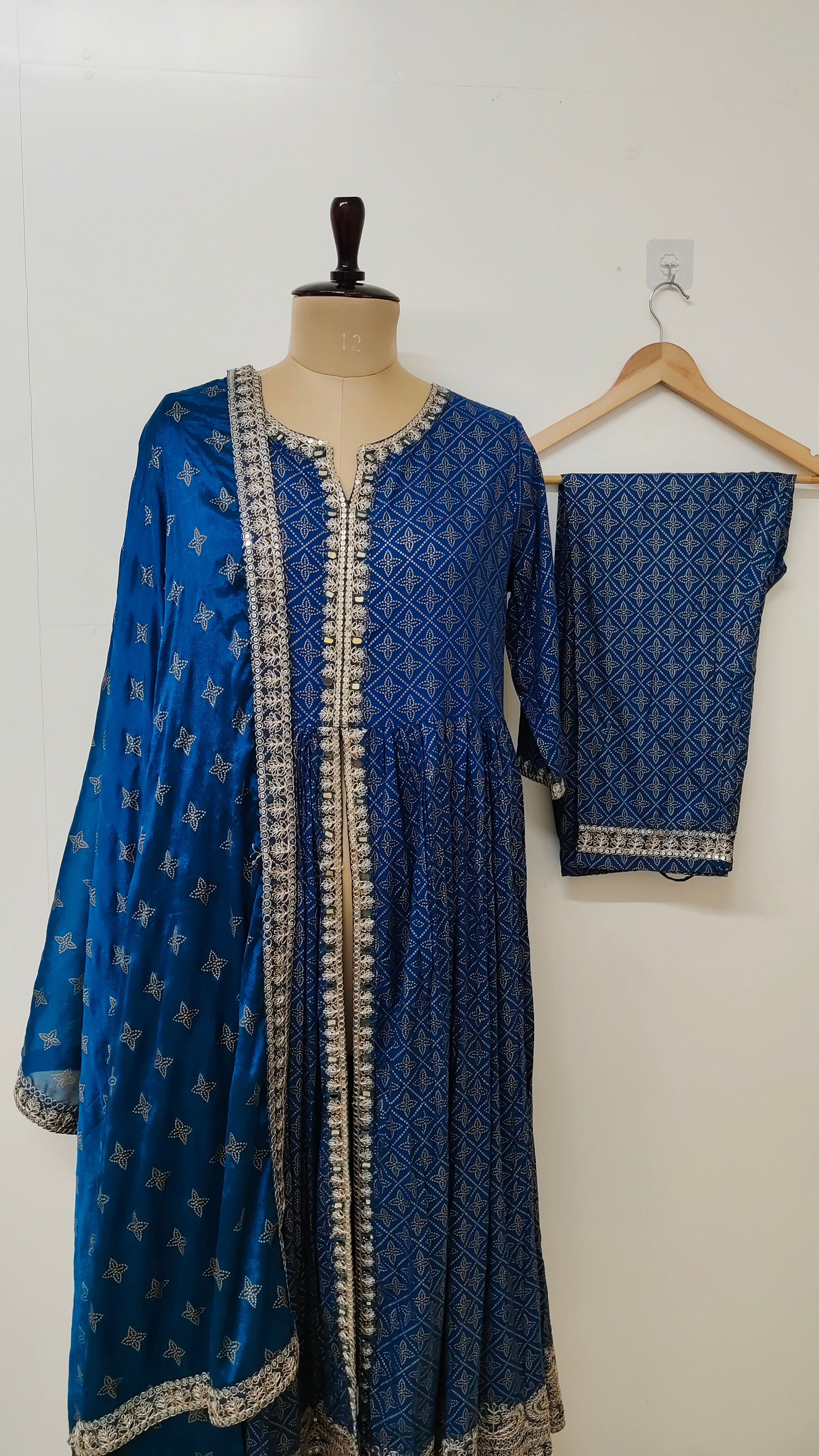Rayon Festive Special Embroidered Pant Set