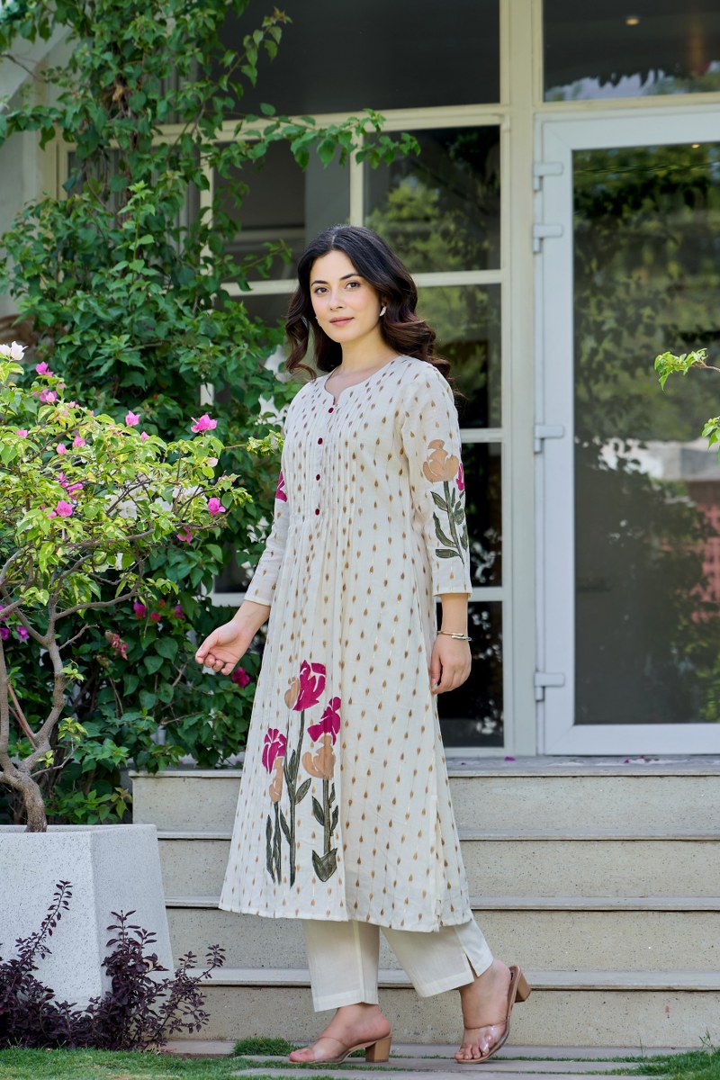 Falak Cotton A-line Pant Set