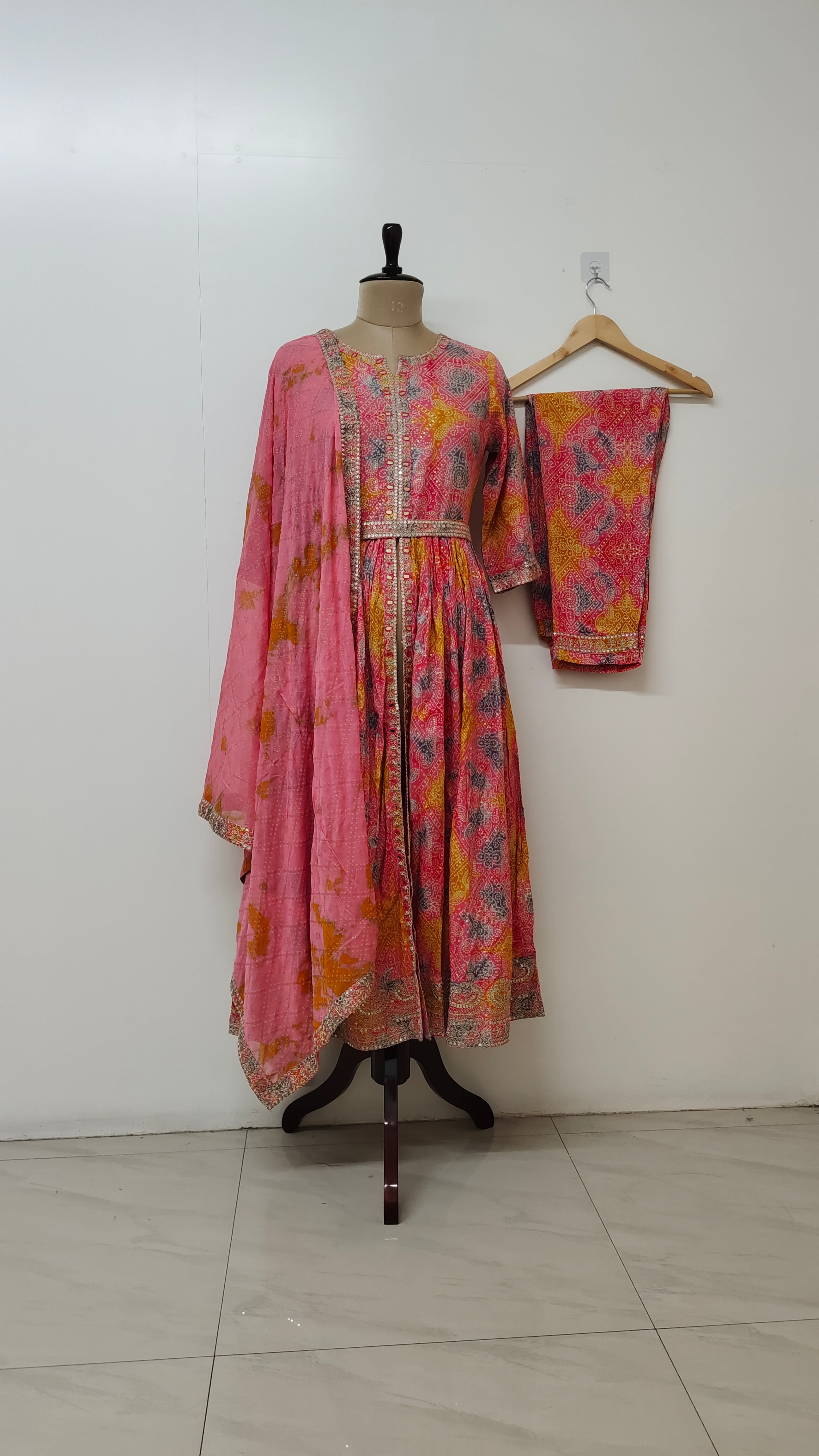 Mia Rayon MultiColor Festive Special Embroidered Pant Set