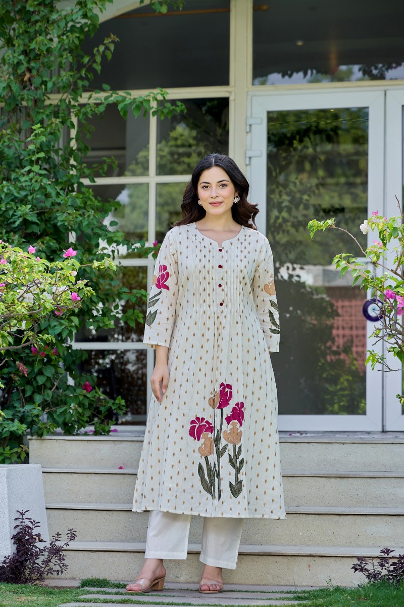 Falak Cotton A-line Pant Set