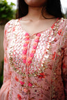 Reem Floral Double Layer Dupatta Set - The Jaipur Studio